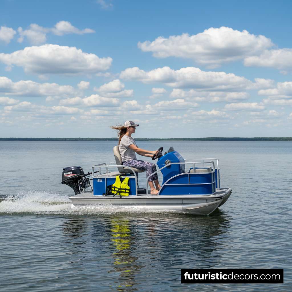 One person pontoon boats