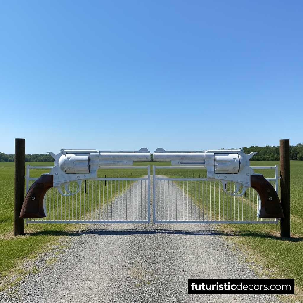 Revolver-shaped gate