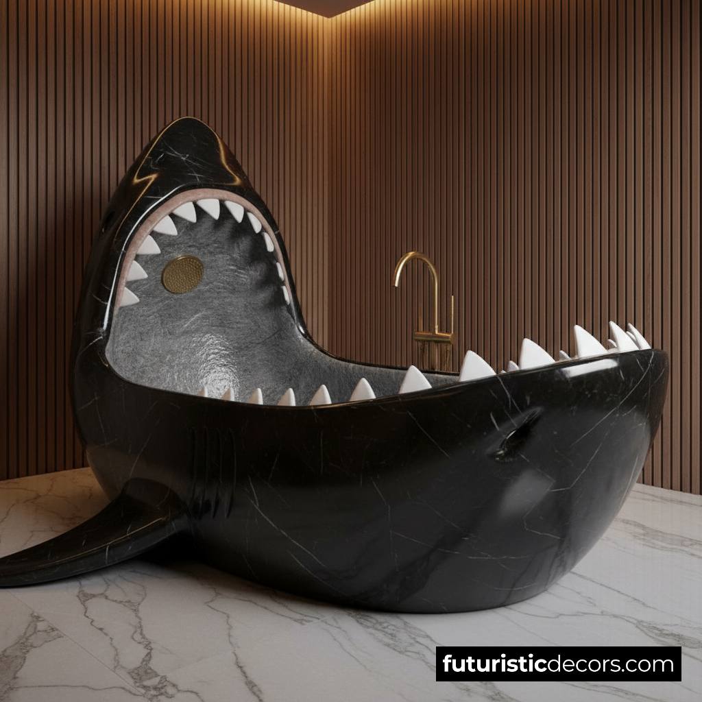 shark mouth bathtub