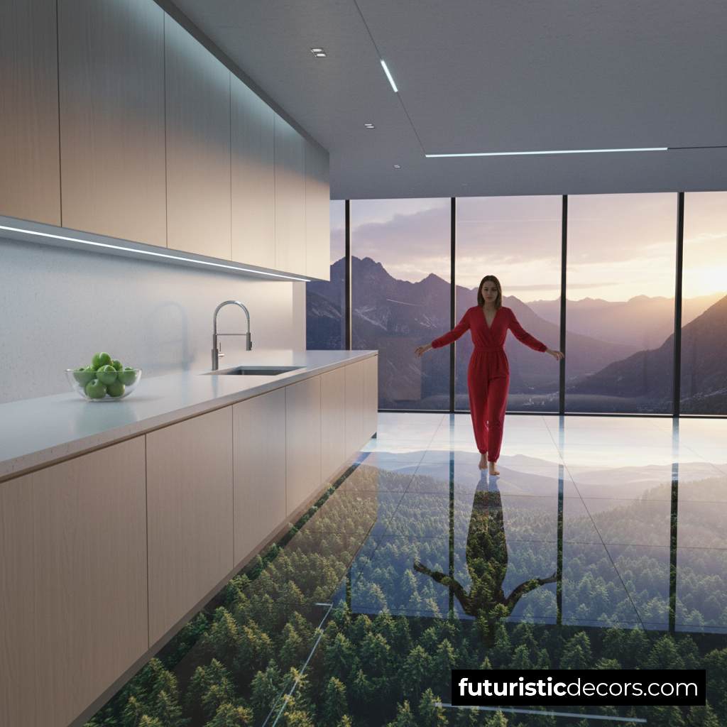 digital screen kitchen floors