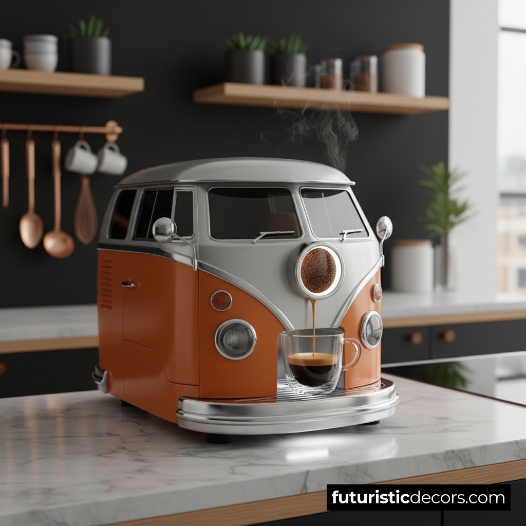 VW bus coffee maker