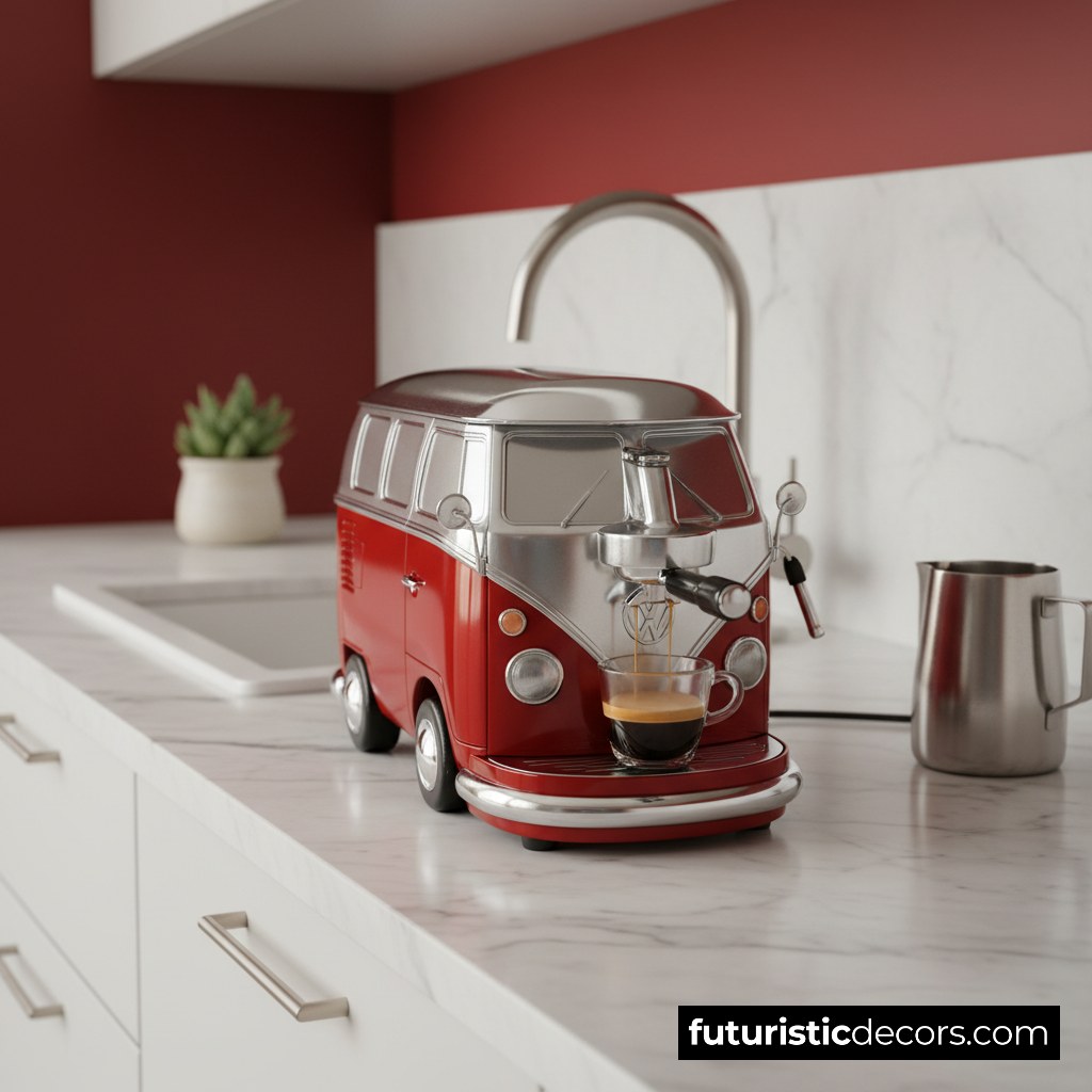 Volkswagen bus coffee makers