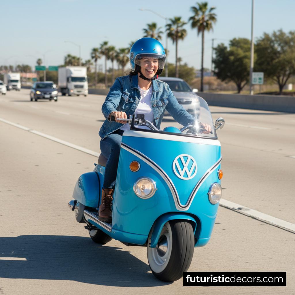 VW Hippy Bus Scooter