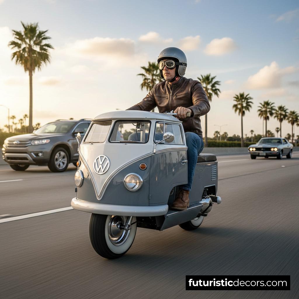 VW Hippy Bus Scooter