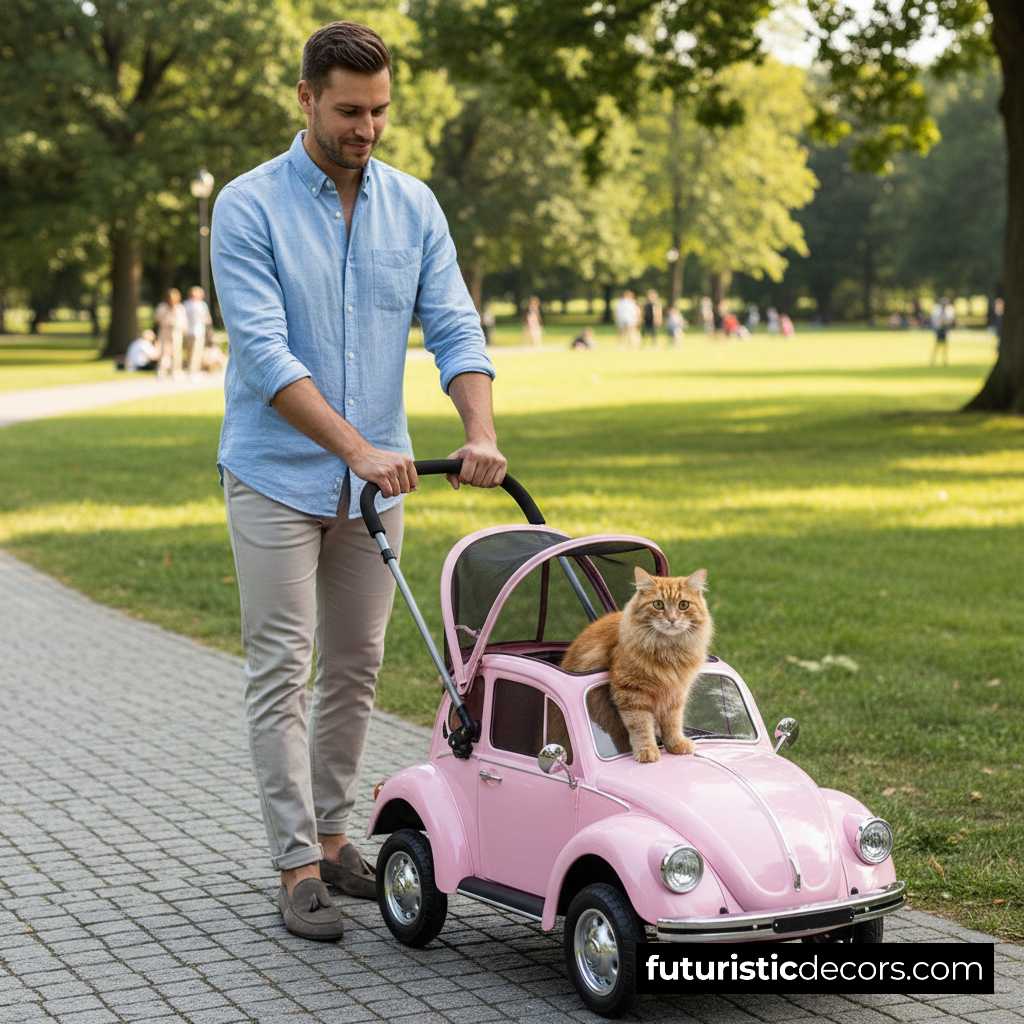 Volkswagen beetle pet strollers