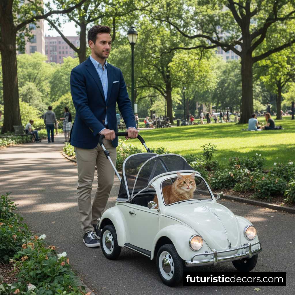 Volkswagen beetle pet strollers