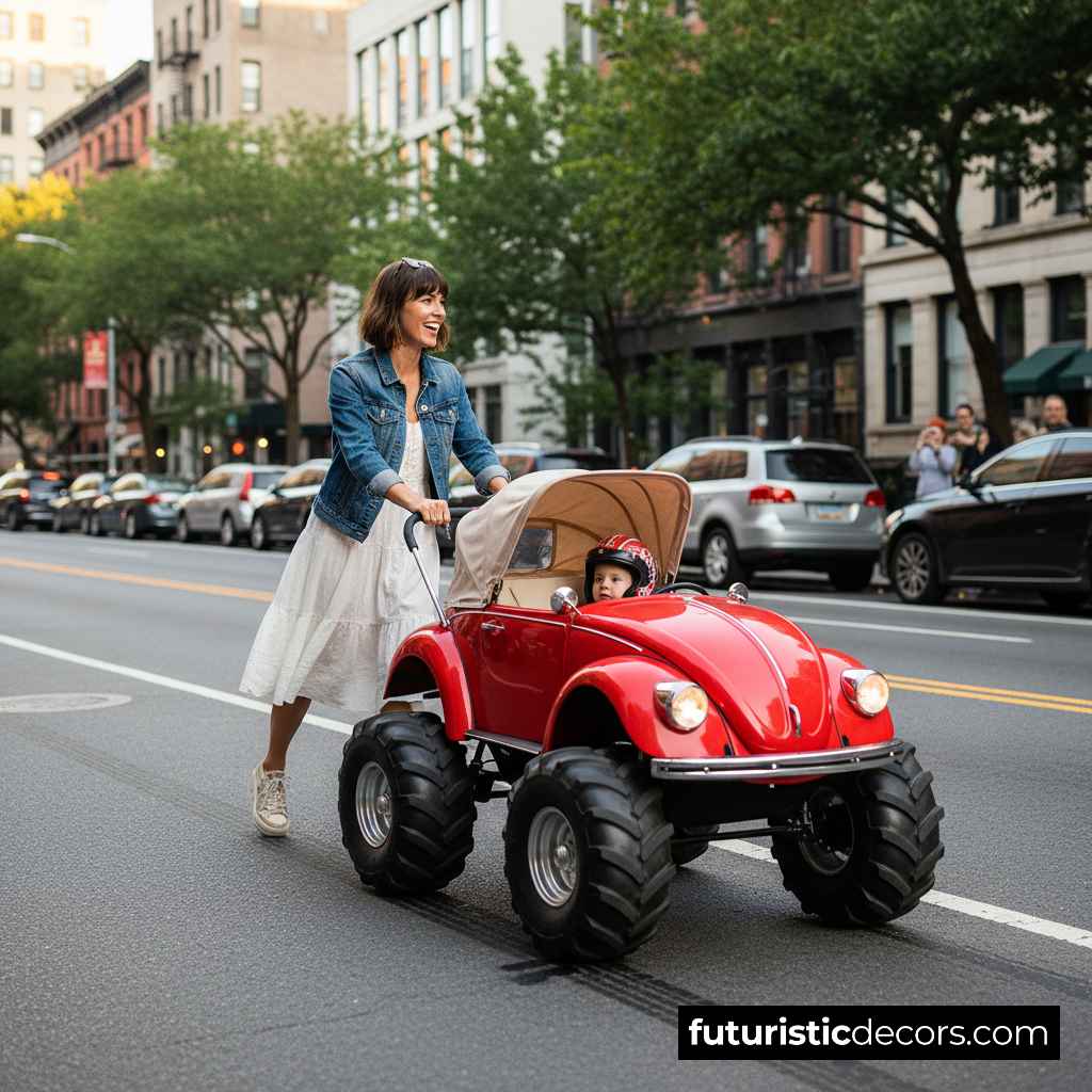 Volkswagen Beetle stroller