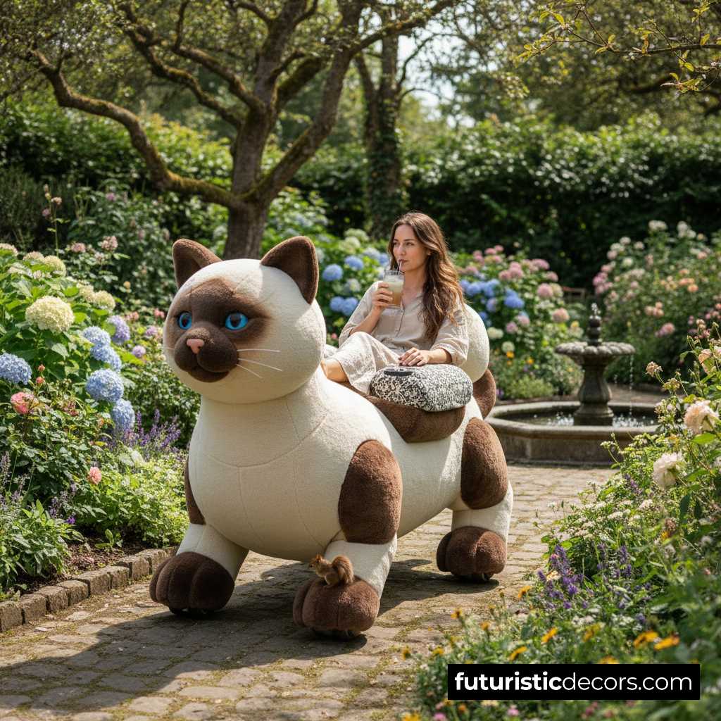 walking cat recliner