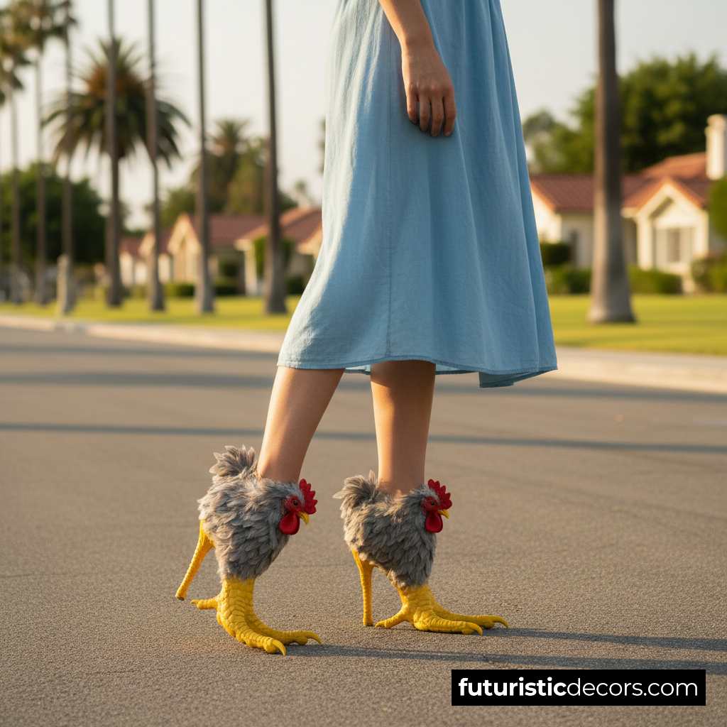 chicken high heels