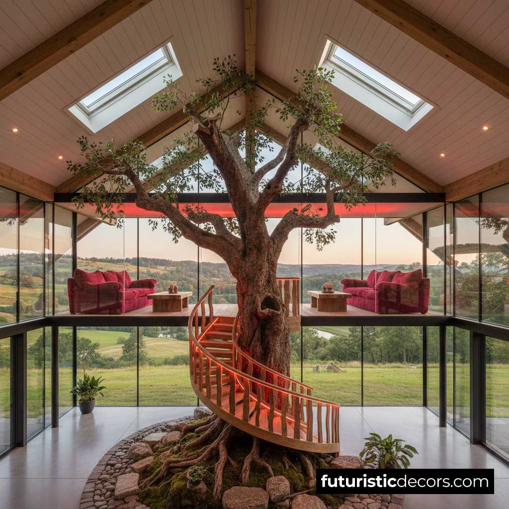 Indoor Tree House Loft