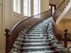 Epoxy River Staircase | Bring Flowing Water Aesthetics Indoors Epoxy River Staircase