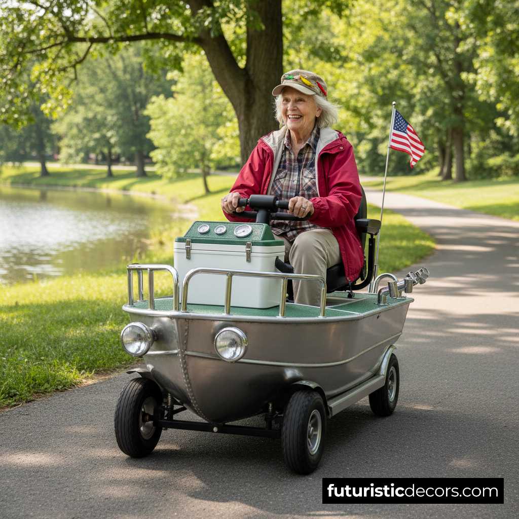 Fishing Boat Mobility Scooters