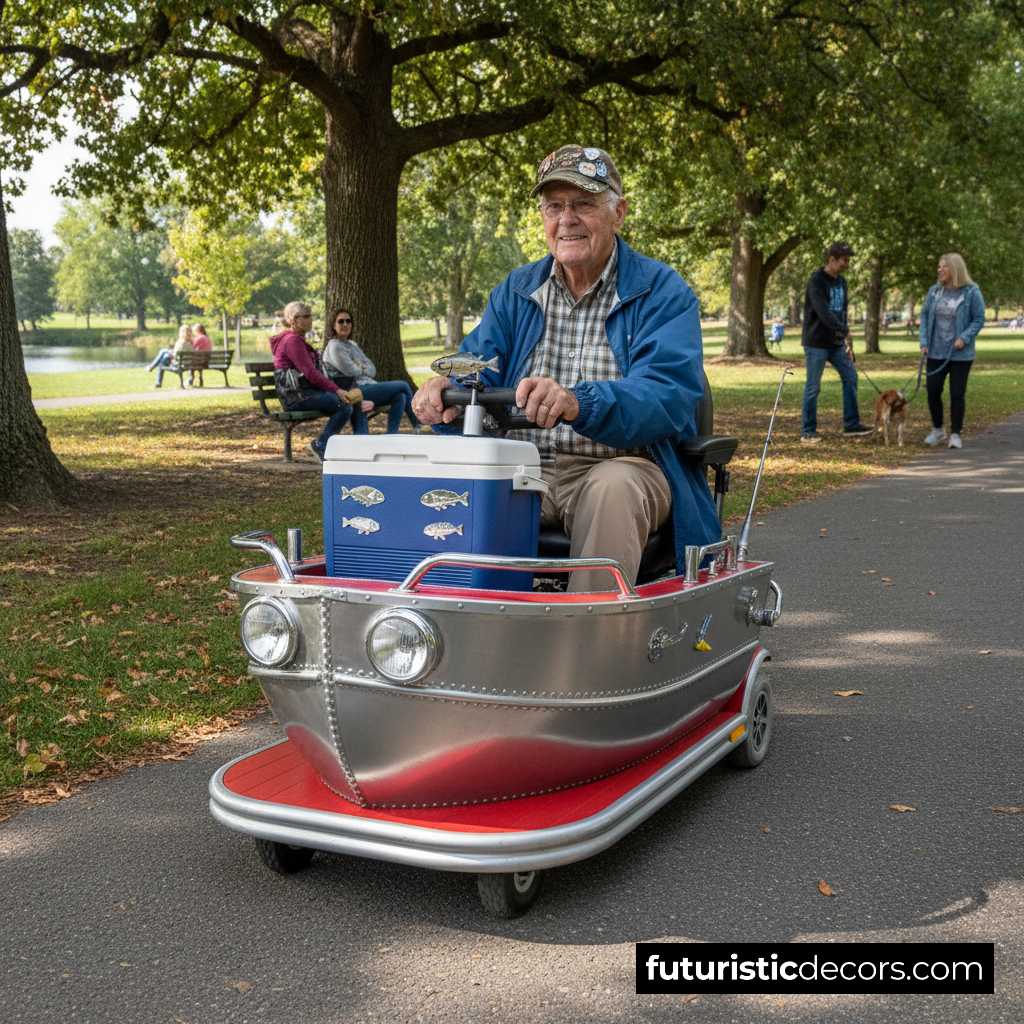 Fishing Boat Mobility Scooter