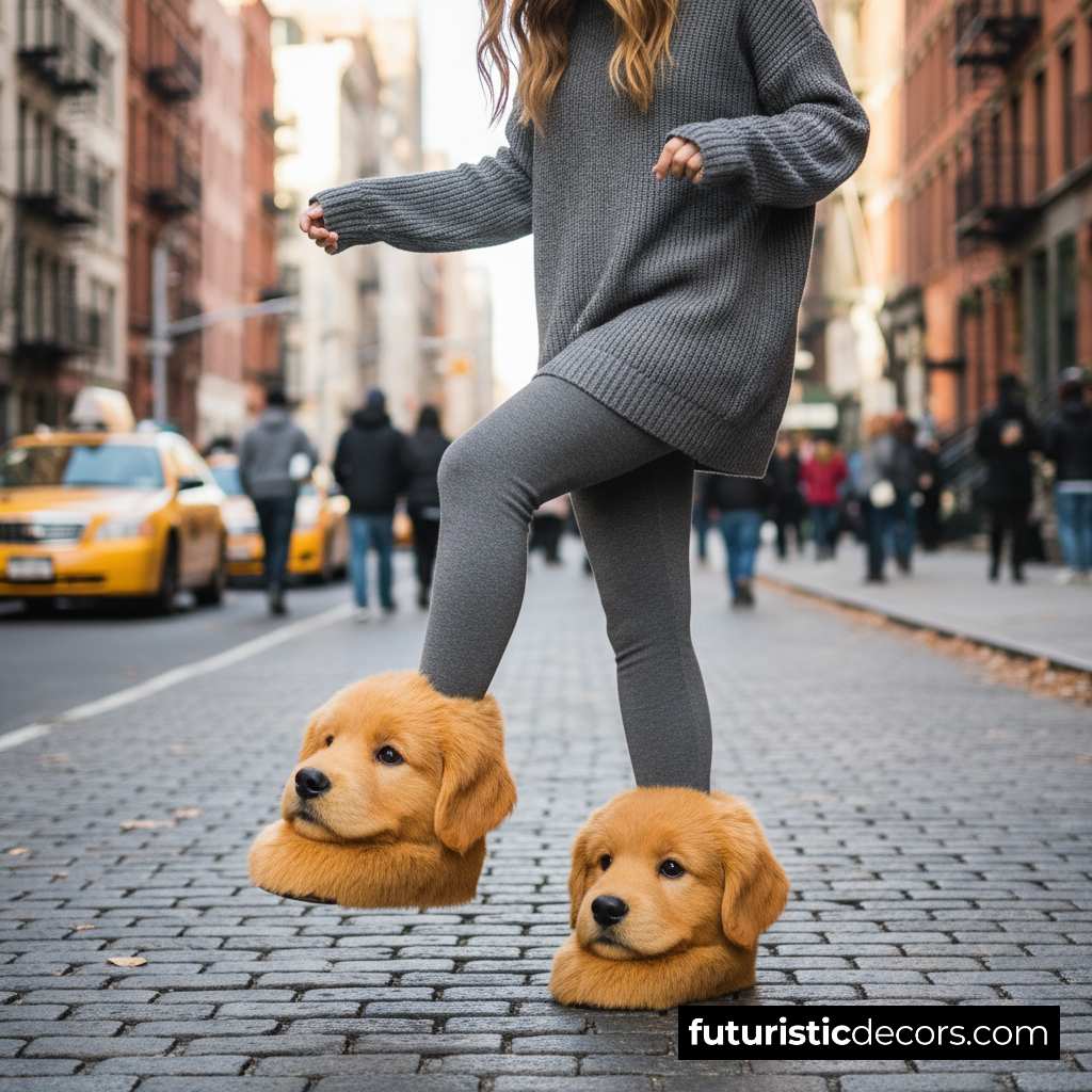 golden retriever shaped boots