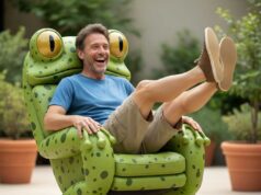 Hopping Frog Recliner Chair | Home Decor for Animal Lovers Hopping Frog Recliners