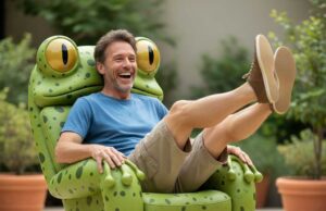 Hopping Frog Recliner Chair | Home Decor for Animal Lovers Hopping Frog Recliners