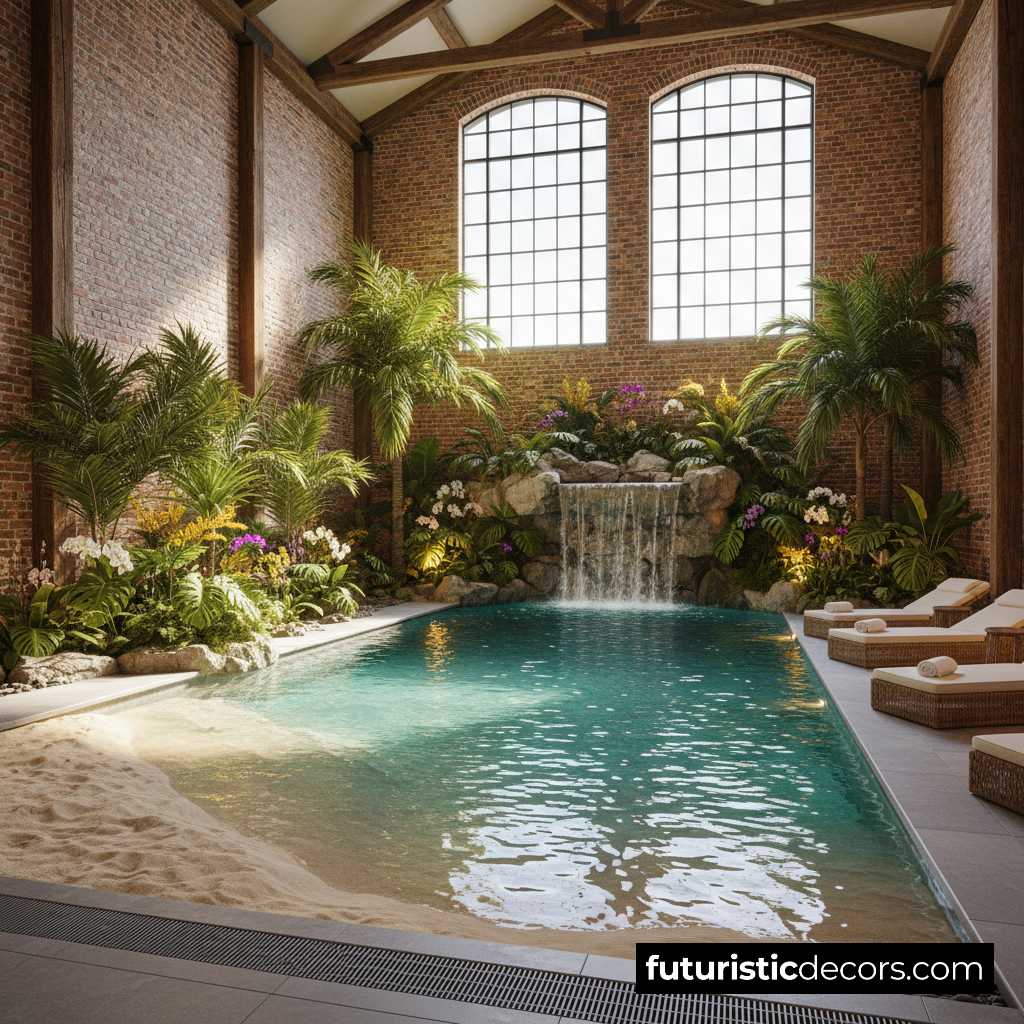 indoor beach pools