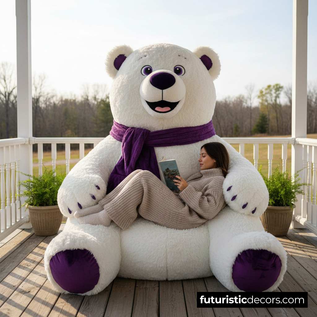 Giant Polar Bear Sofa
