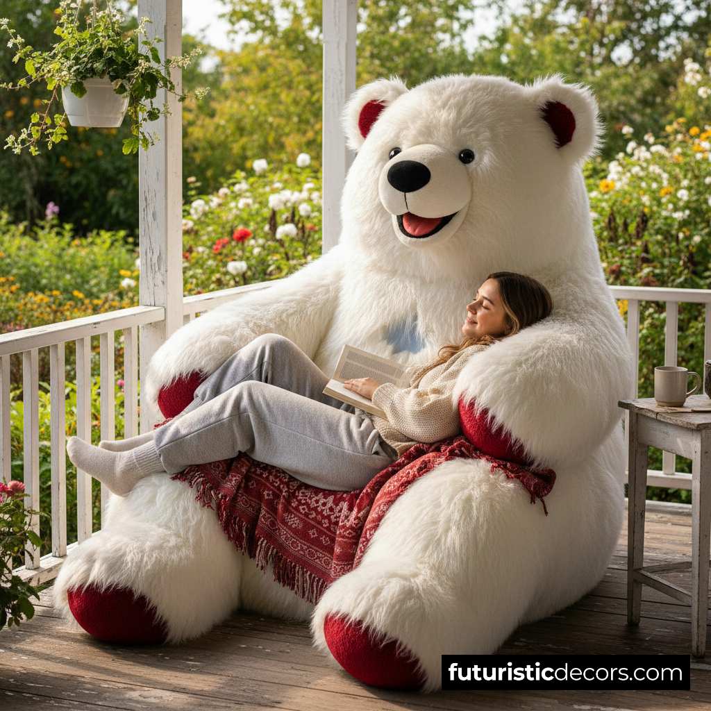 Giant Polar Bear Sofa