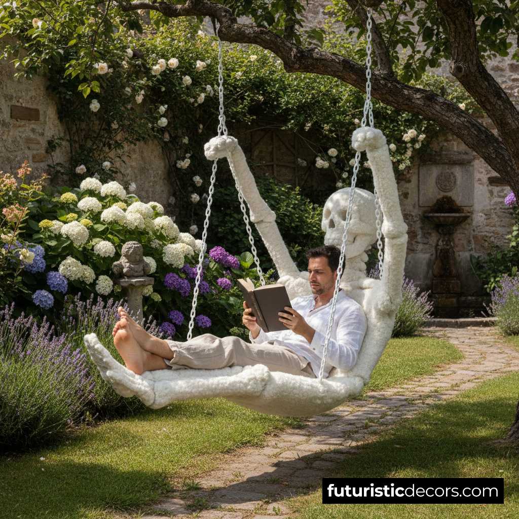 Skeleton-shaped Swing