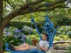 Skeleton Swing Lounger – Materials, Colors and Textures Skeleton-shaped Swing