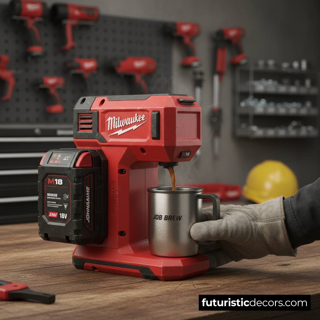 power tool battery coffee makers