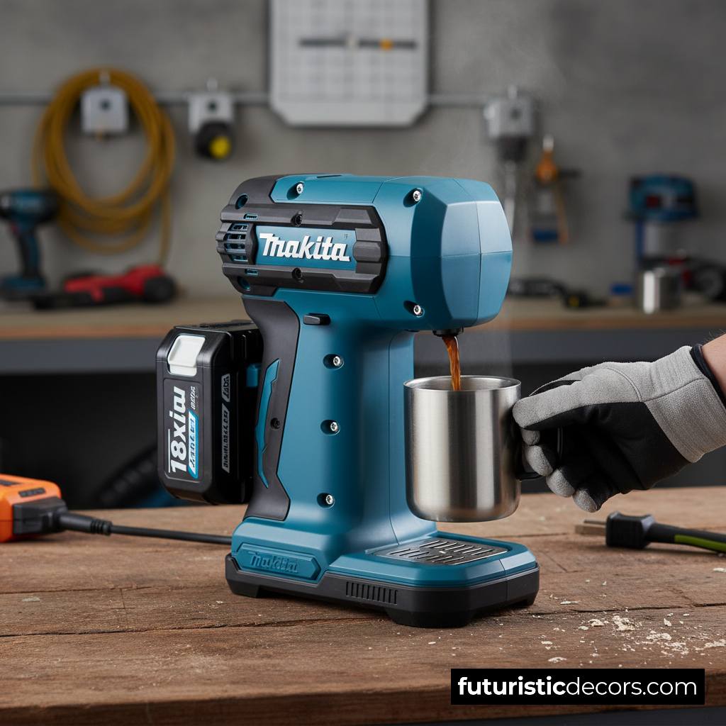 power tool battery coffee makers