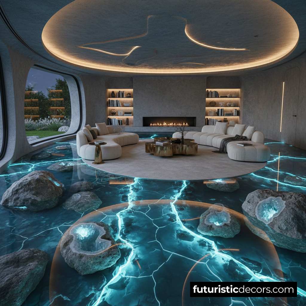 incredible epoxy cave floor