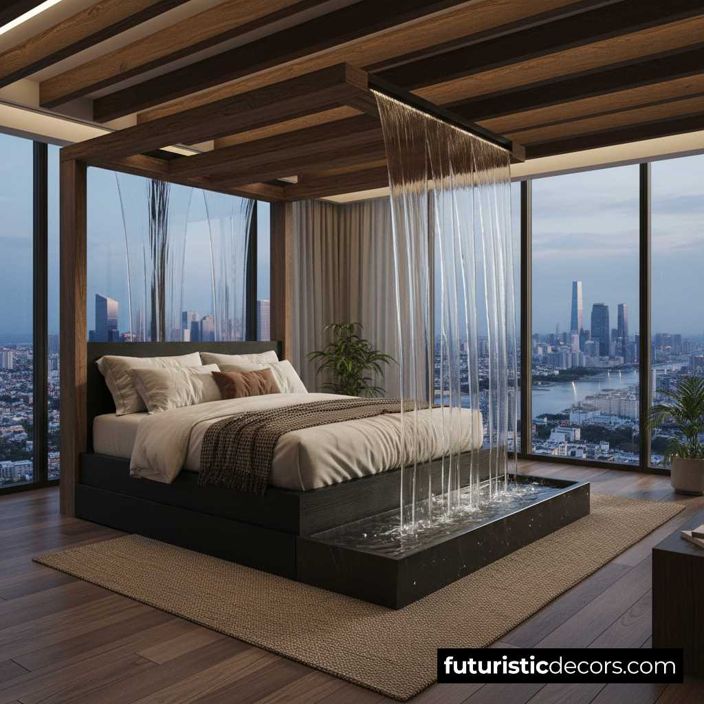 waterfall beds