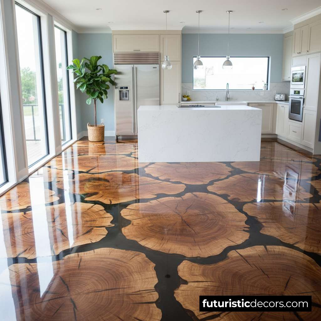 Wood Slab Flooring