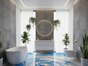 3D Clouds Epoxy Flooring Designs That Bring the Sky Indoors 3D Clouds Epoxy Flooring