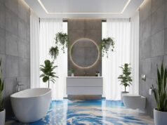 3D Clouds Epoxy Flooring Designs That Bring the Sky Indoors 3D Clouds Epoxy Flooring