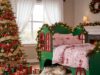 Christmas Bed with Cat Den – Cozy Design for Winter Nights Christmas Bed with Cat Den