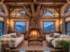 Epic Tree Fireplace | The Perfect Blend of Nature & Architecture Tree Trunk Fireplace