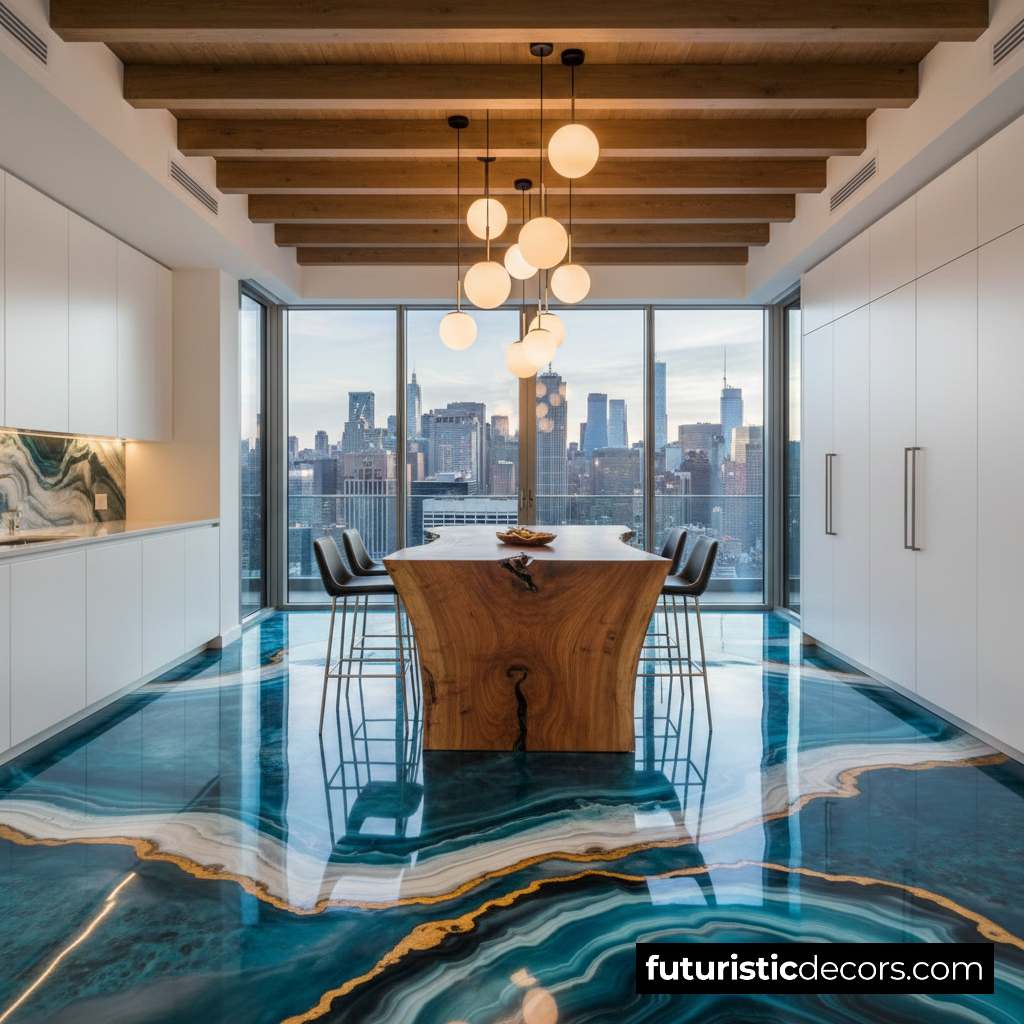 Epoxy Agate Floors