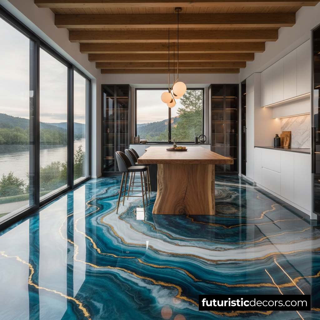 Epoxy Agate Flooring