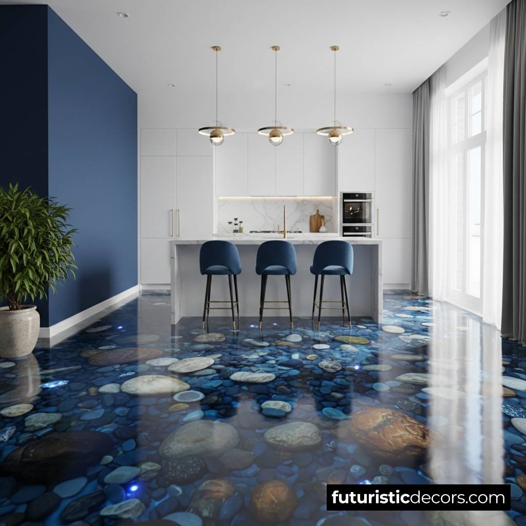 Incredible Epoxy River Flooring