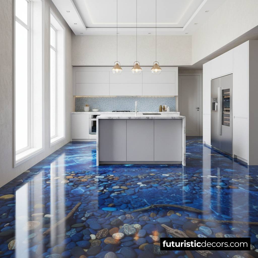 Incredible Epoxy River Flooring