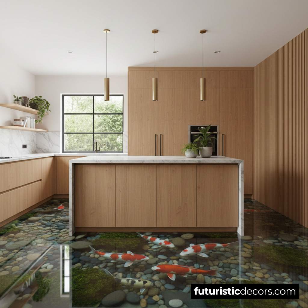 Koi Pond Aquarium Floors