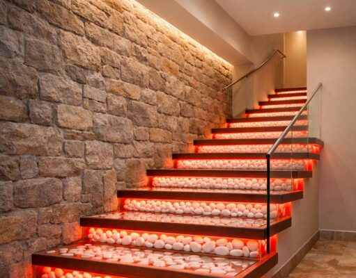 Luxury Pebble Stone Stairs | Design, Cost, and Durability Epoxy Pebble Stone Staircase