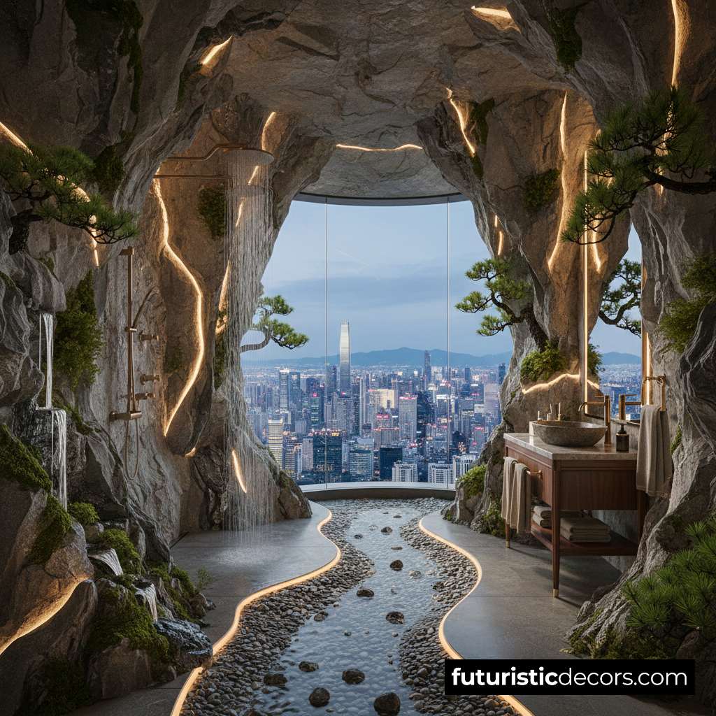 Nature Scene Bathroom