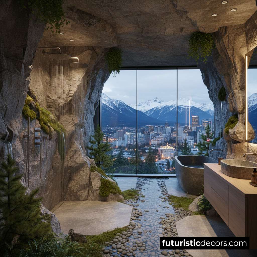 Nature Scene Bathroom