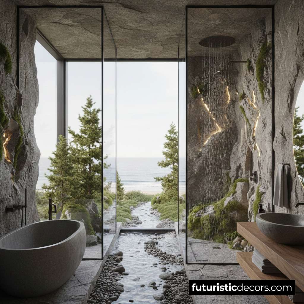 Nature Scene Shower