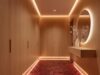 Rose Petal Epoxy Floor ideas for Romantic & High-End Spaces Rose Petal Epoxy Floor