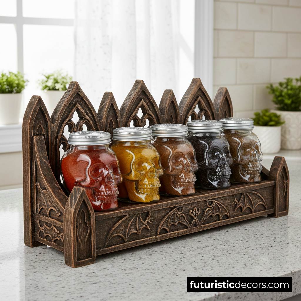 Skull Spice Jars