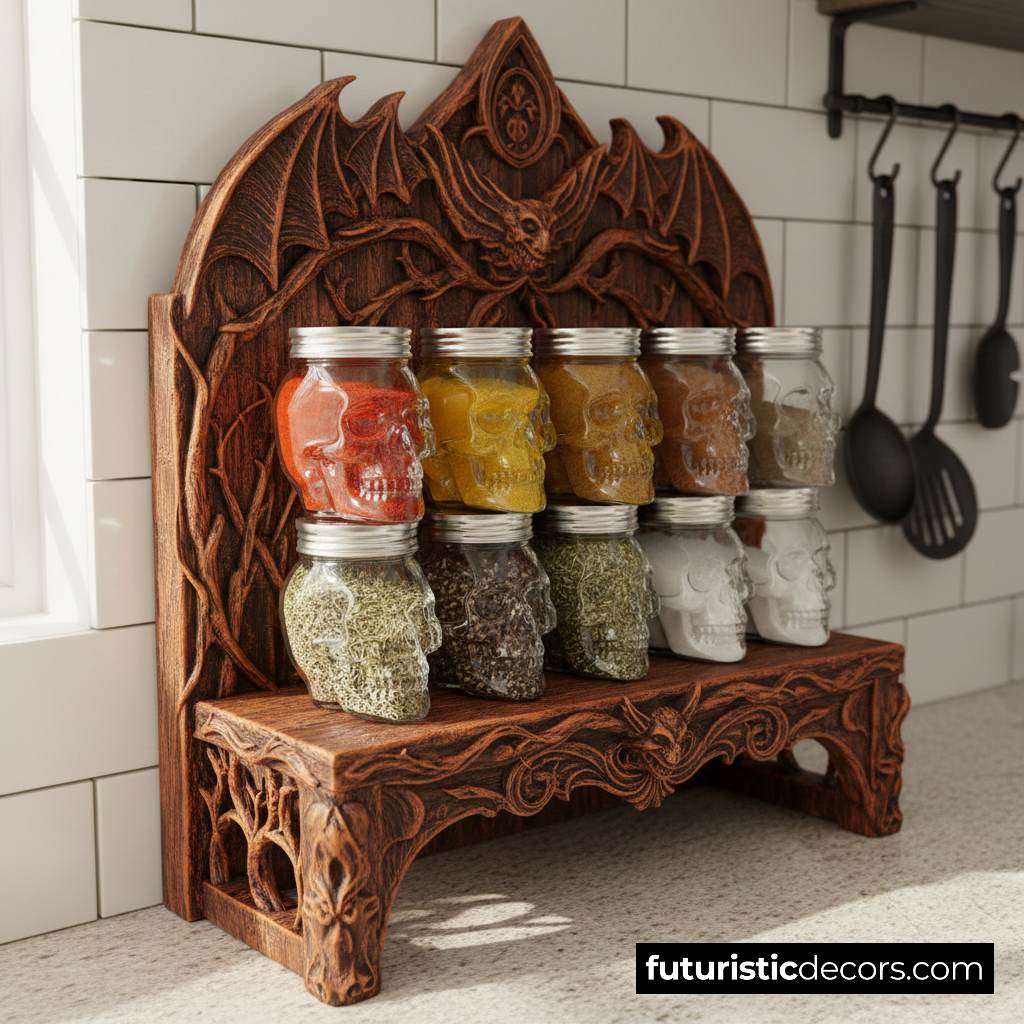 Skull Spice Storage