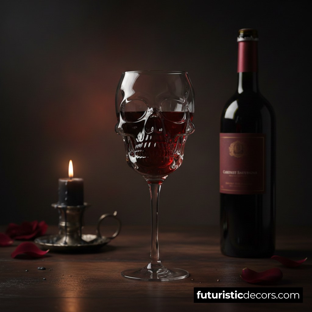 Skull Wine Glass