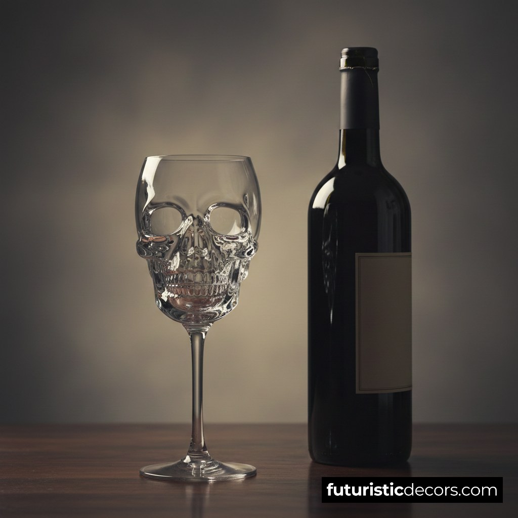 Skull Wine Glass