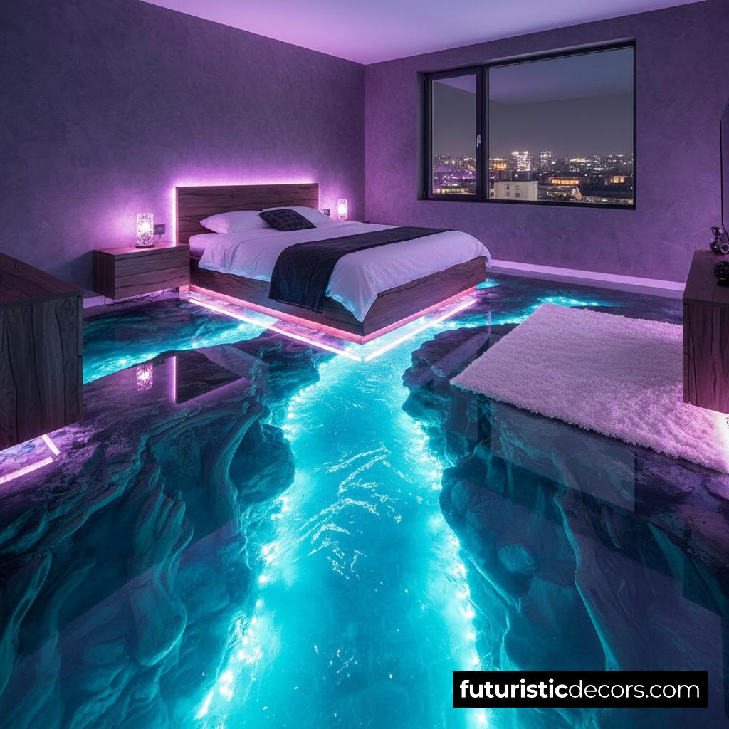 Stunning Cave River Flooring