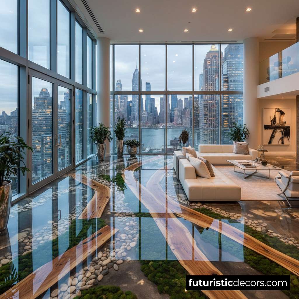 Wood Slab Epoxy Floors